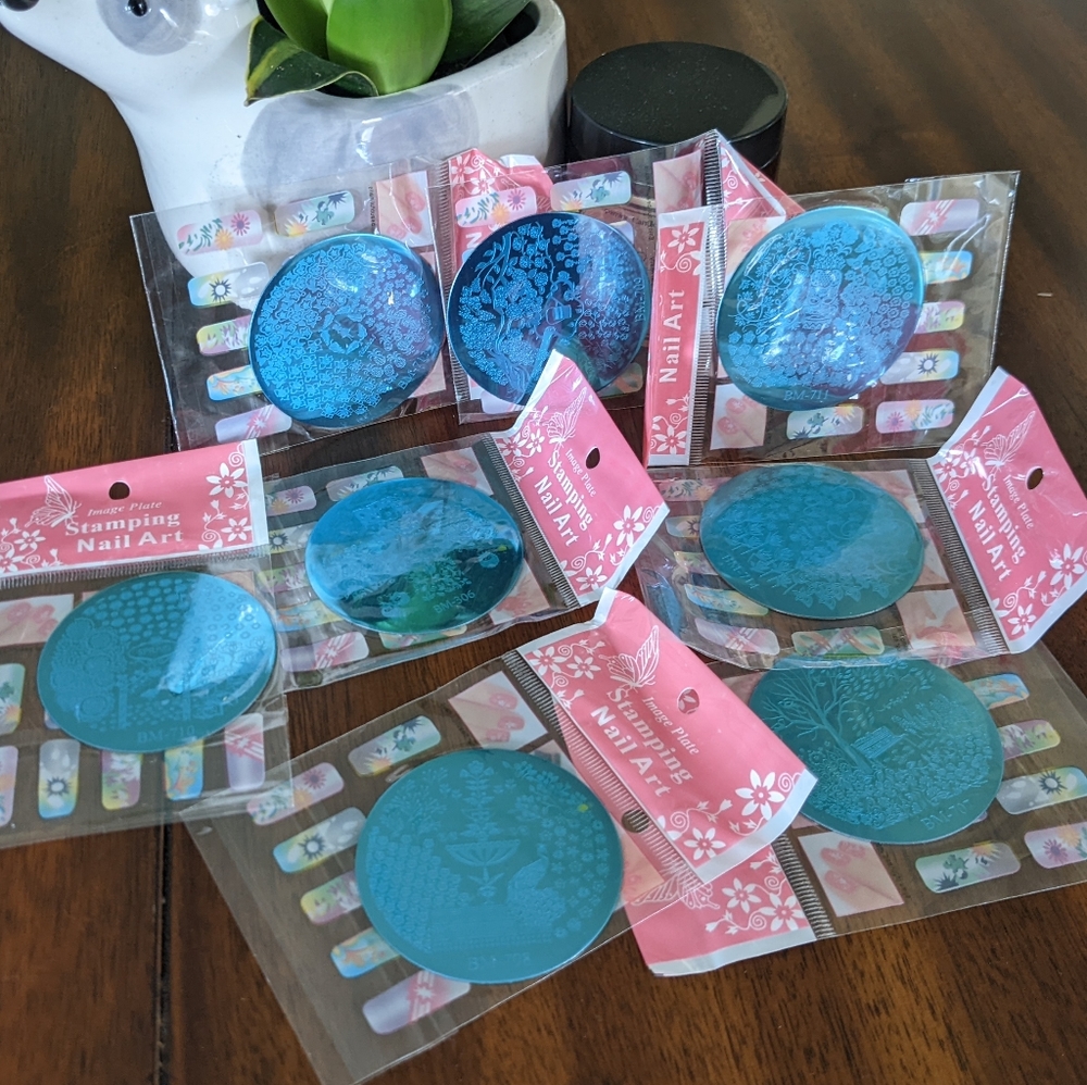 Secret garden collection nail stamping plates